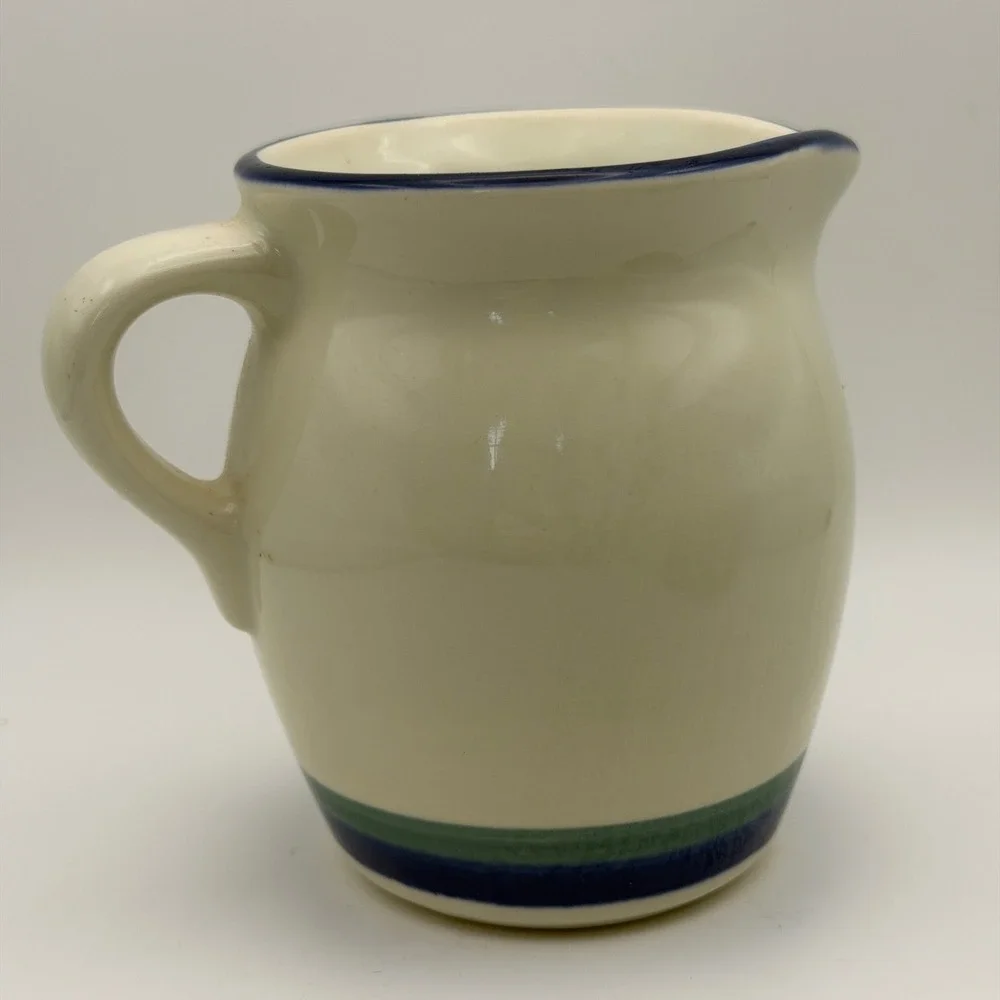 Pfaltzgraff Northwinds Creamer Pitcher Farmhouse Cottage Stoneware‎ USA 4.5